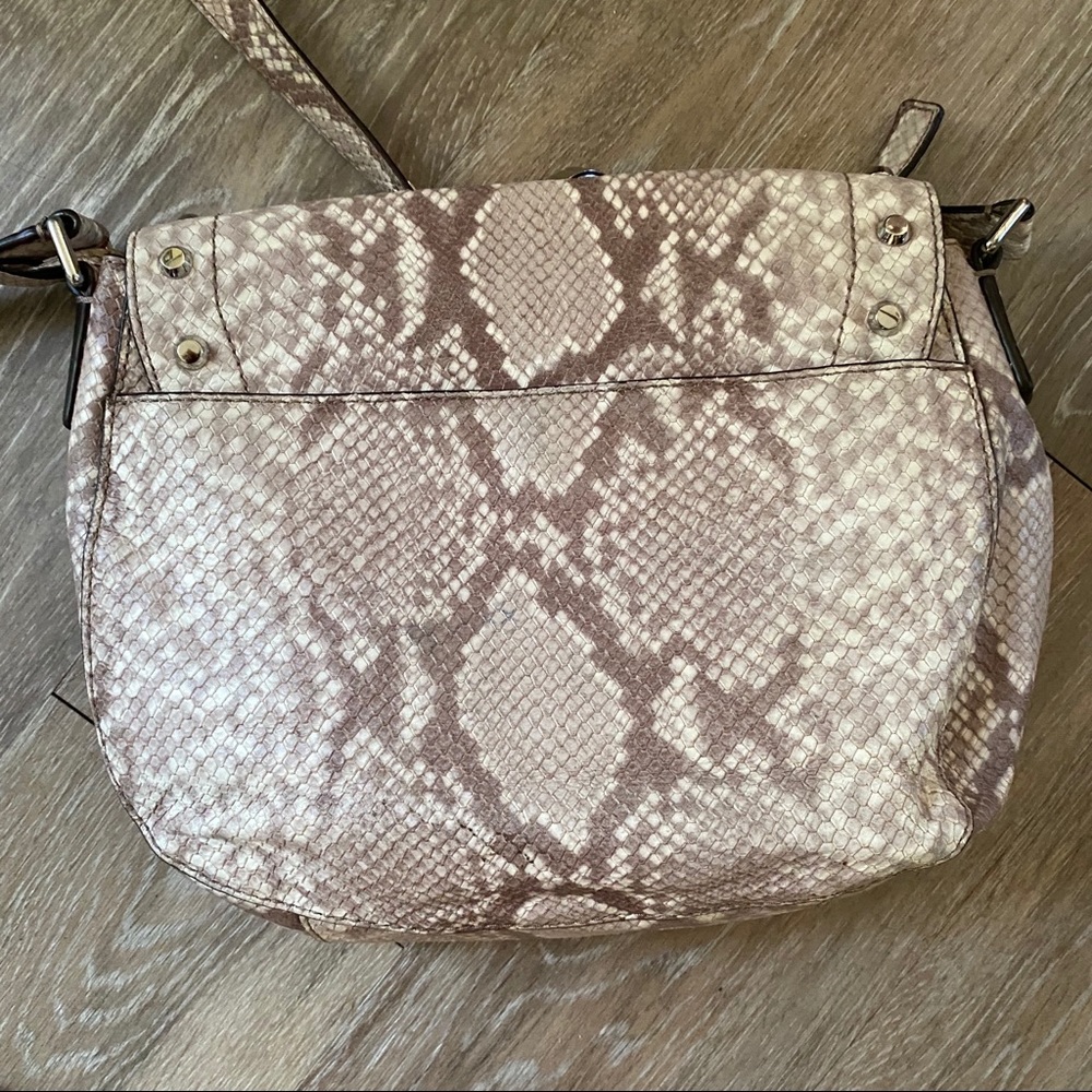 Michael Kors Studded Python Print Crossbody Bag - image 4